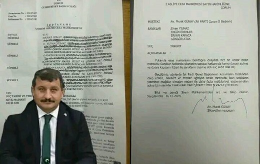 Murat Günay, şikayetinden vazgeçti